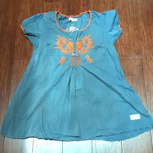 Boho embroidered shirt